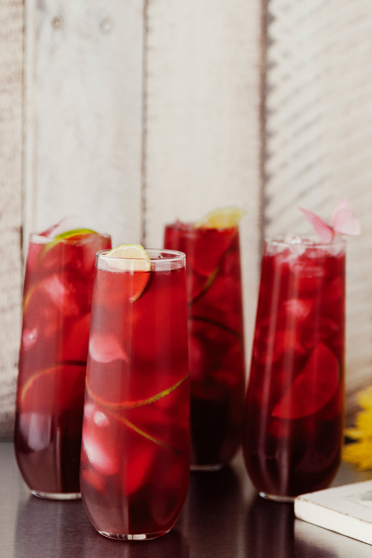 Amoretti Lychee Hibiscus Limeade Recipe