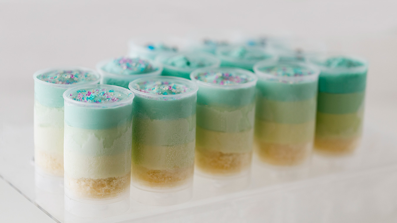 Amoretti Recipe: Blue Raspberry Mousse Push Pops