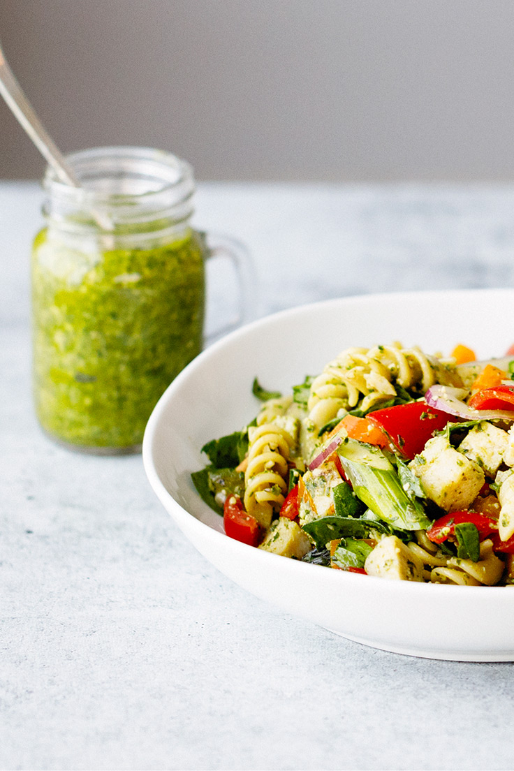 Amoretti Arugula Pesto Pasta Salad Recipe