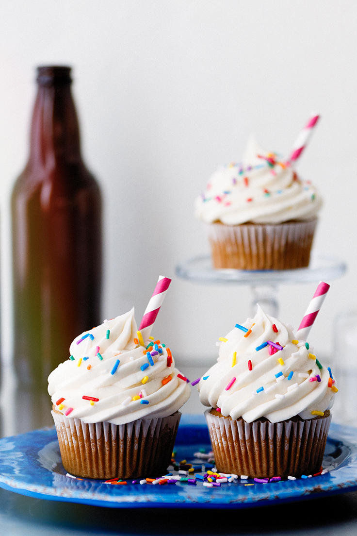 Amoretti Root Beer Float Cupcakes Recipe