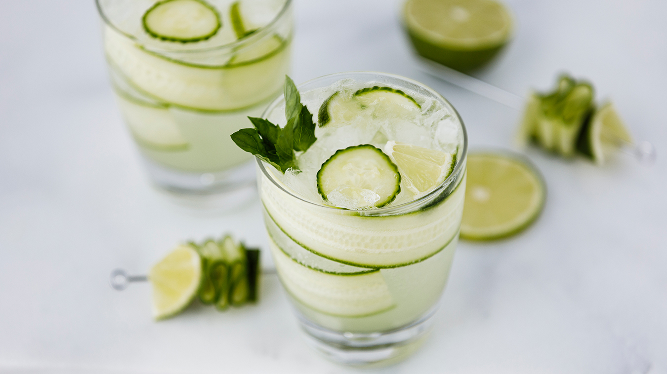 Amoretti Recipe: Cucumber Melon Vodka Collins