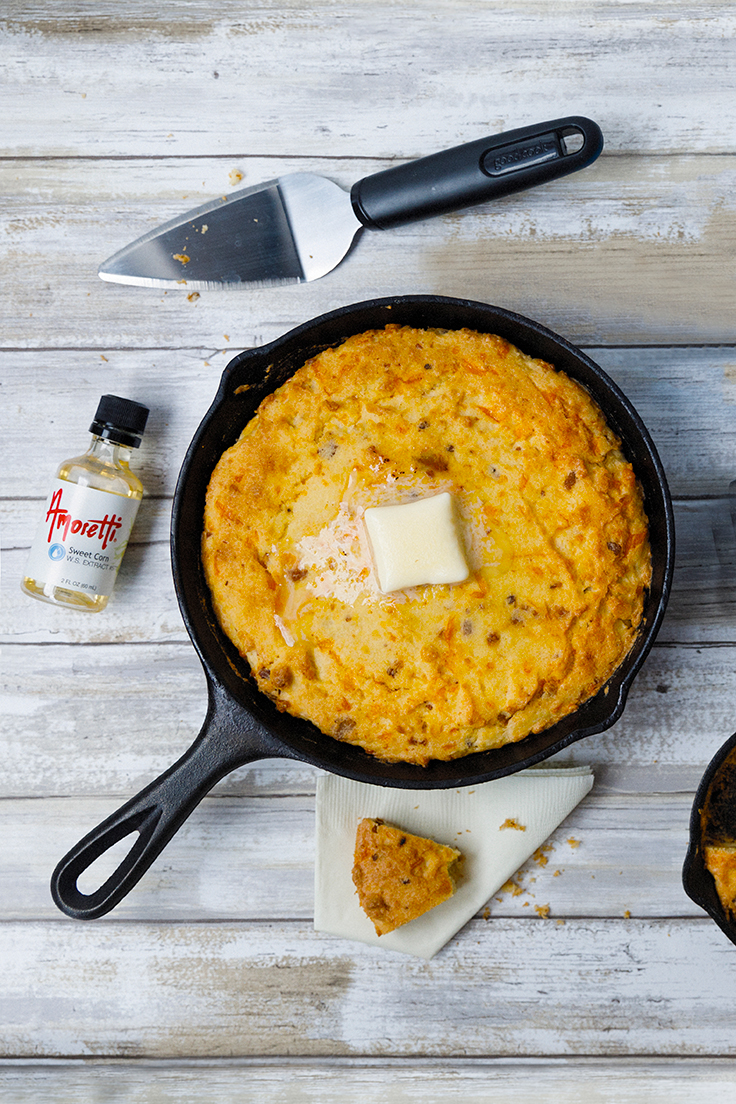 Amoretti Loaded Keto Cornbread Recipe