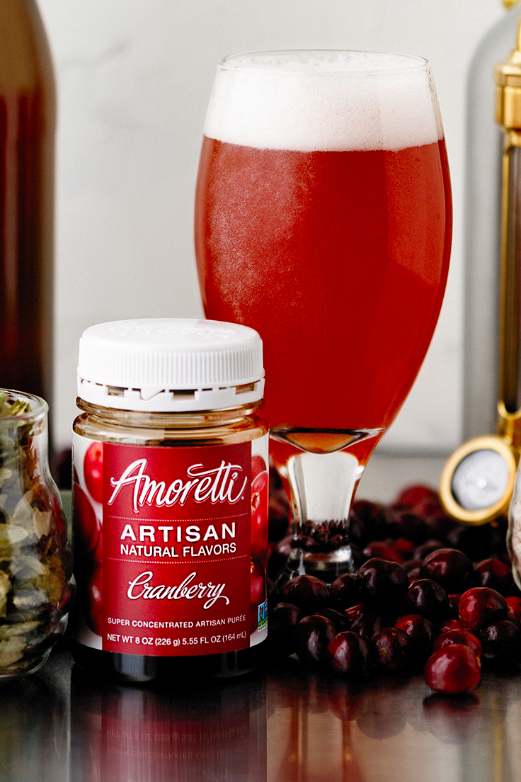 Murkwood Brewing with Amoretti: Cottonwood Blonde with Cranberry Artisan Recipe