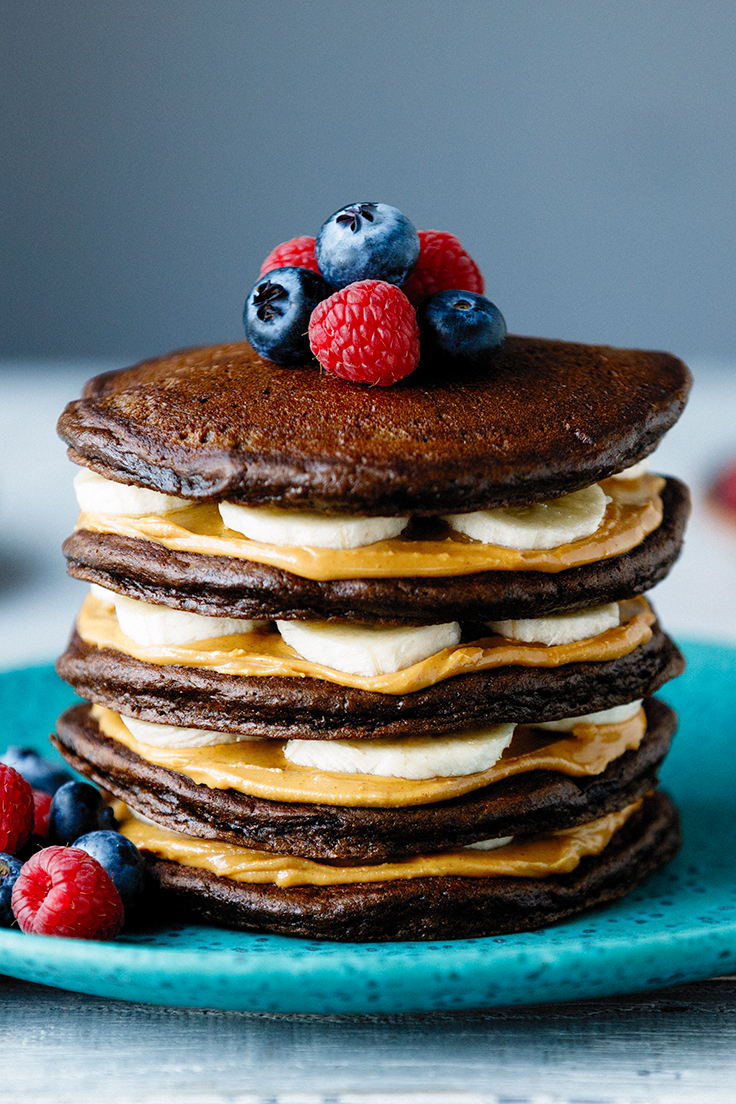 Amoretti Gluten Free Hazelnut Pancakes with Hazelnut Praline Maple Syrup Recipe