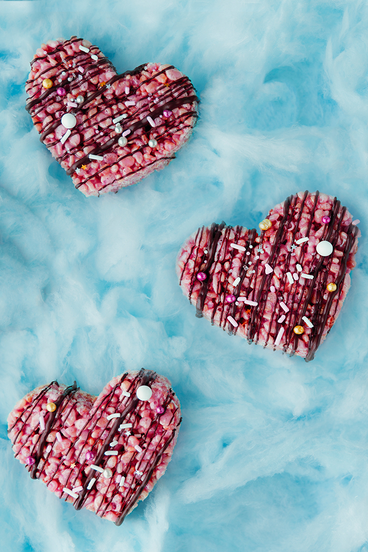 Amoretti Cotton Candy Heart Treats Recipe