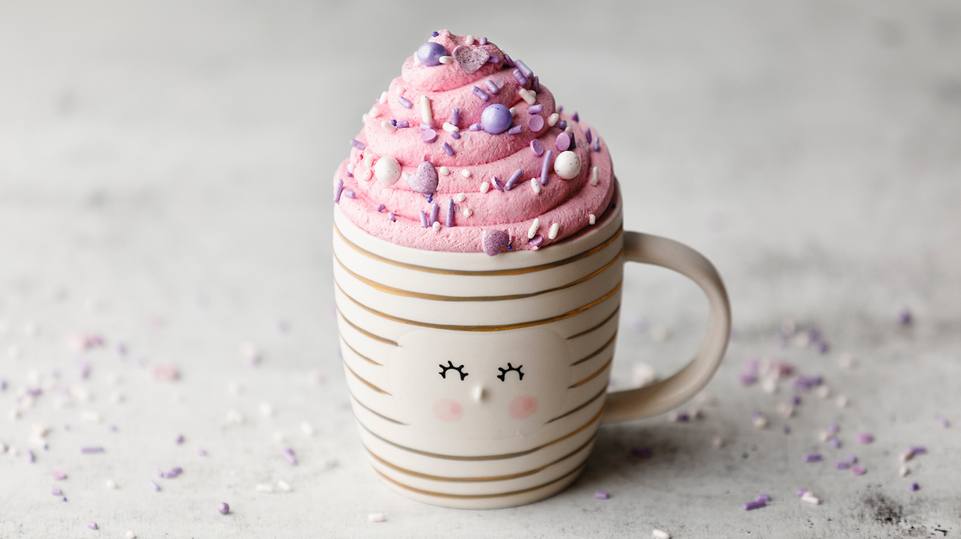 Amoretti Recipe: Raspberry Triple Hot Chocolate with Raspberry Whipped Cream