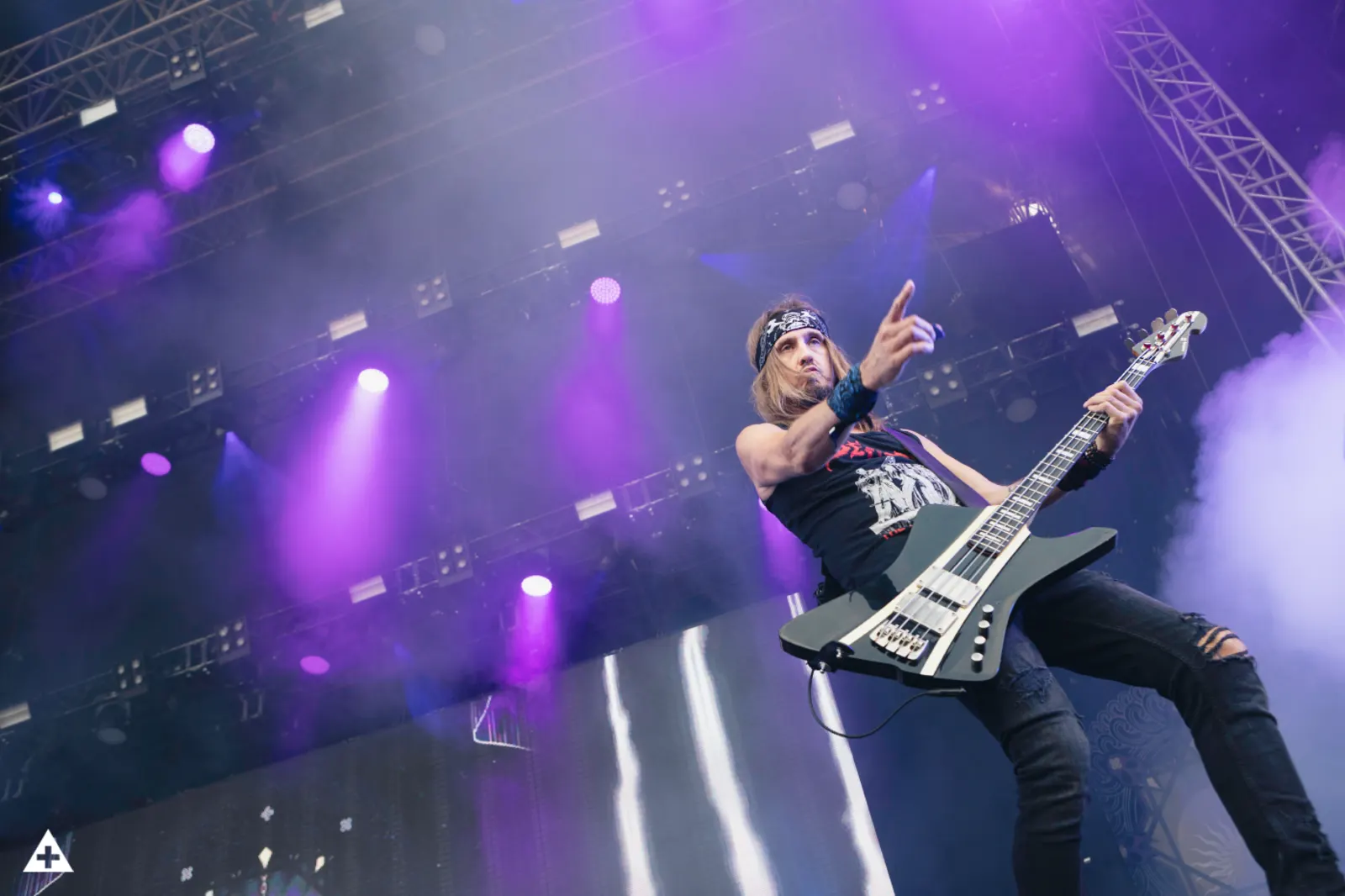 A gallery of photos of Amorphis performing in Helsinki, Finland on July 2, 2022