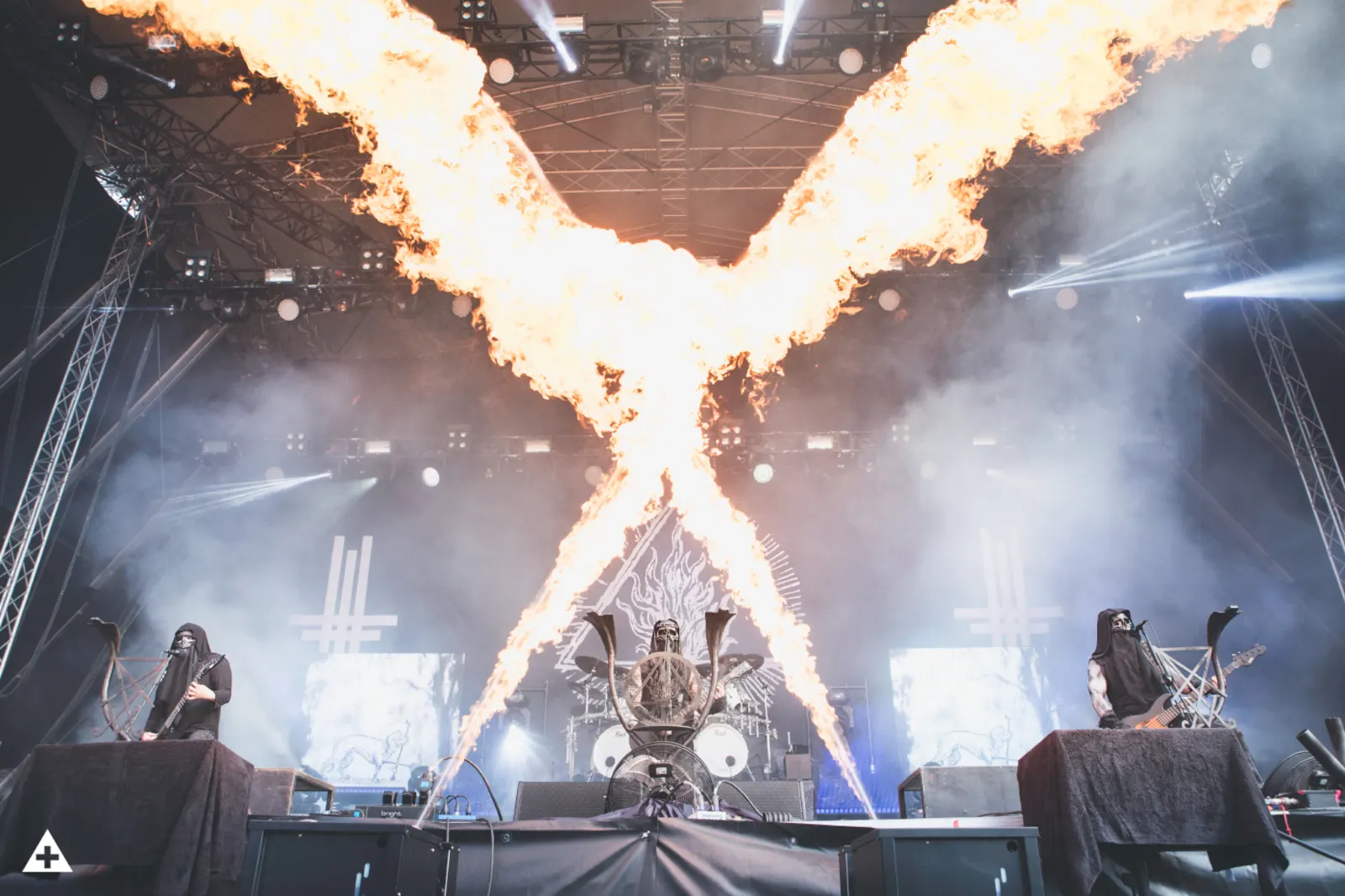A gallery of photos of Behemoth performing in Helsinki, Finland on June 30, 2019