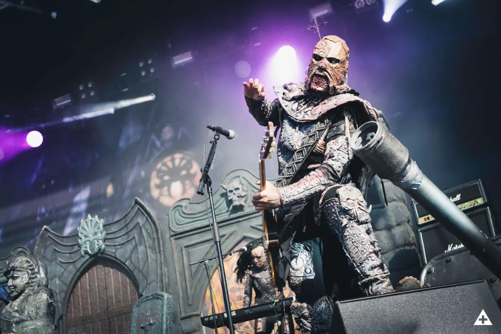 A gallery of photos of Lordi performing in Helsinki, Finland on July 1, 2016