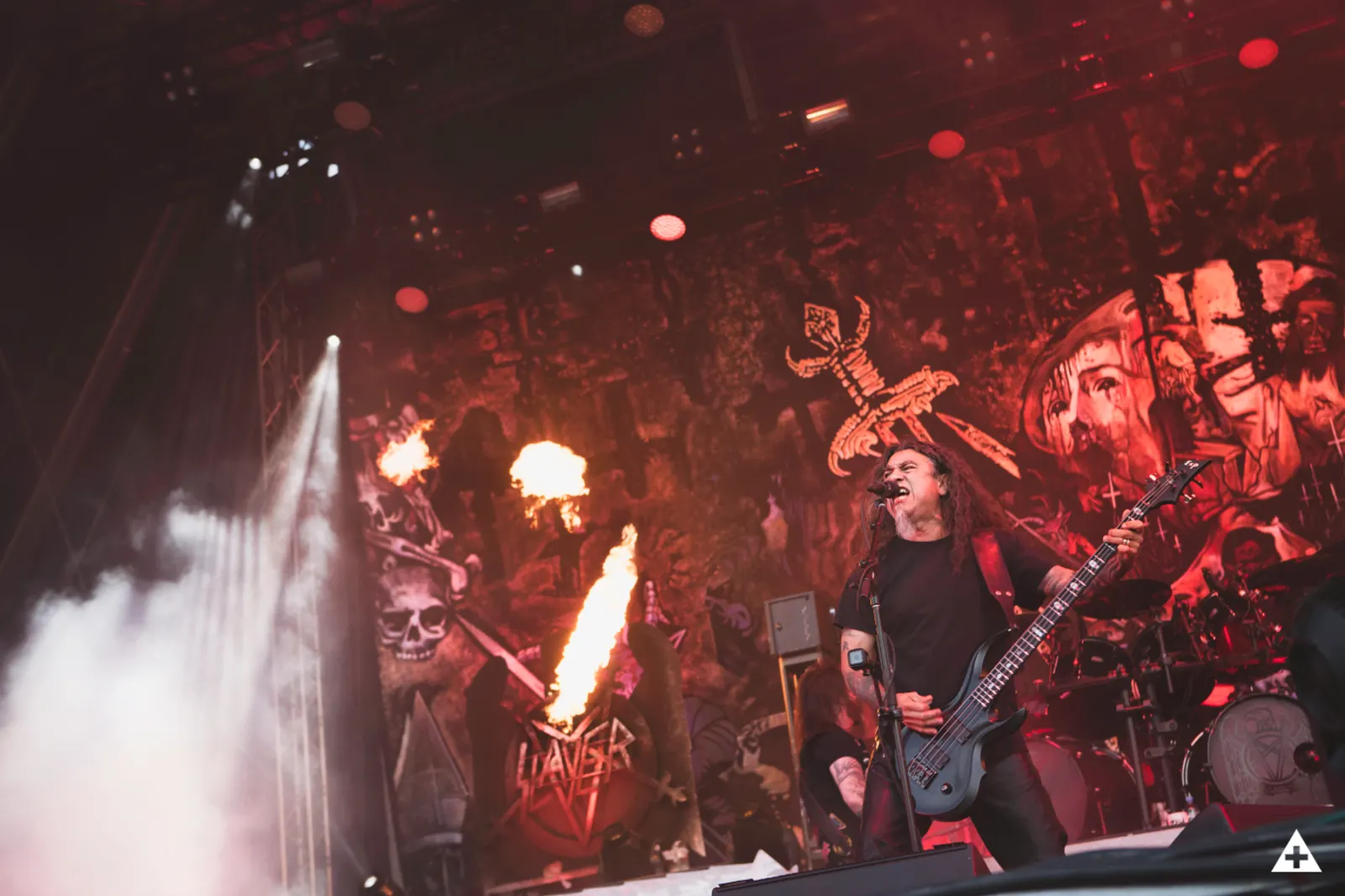 A gallery of photos of Slayer performing in Helsinki, Finland on June 29, 2019