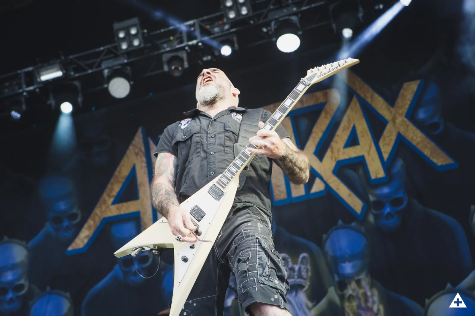 A gallery of photos of Anthrax performing in Helsinki, Finland on June 28, 2019