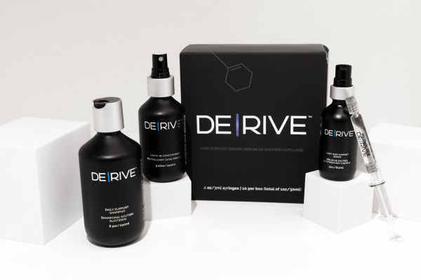 DE|RIVE hair wellness system complementing AQUAFIRMExs treatments