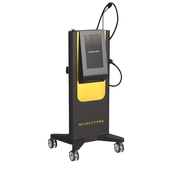 Scarlet PRO RF microneedling device complementing PLADUOpro for comprehensive skin revitalization
