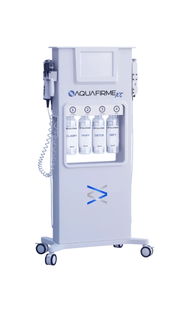 AQUAFIRMExs dermal health workstation for hydration and lymphatic drainage treatments