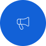 Marketing support icon representing custom marketing strategies