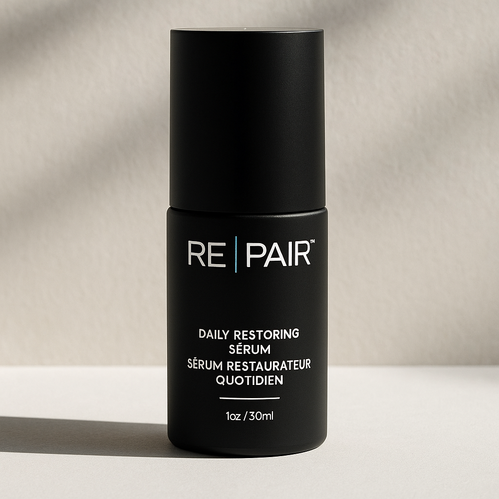 RE|PAIR restoring face serum bottle