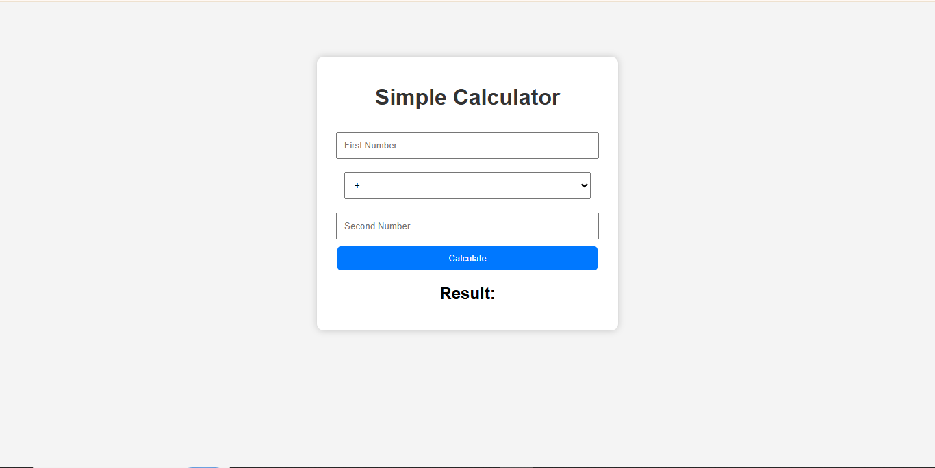 Simple Calculator