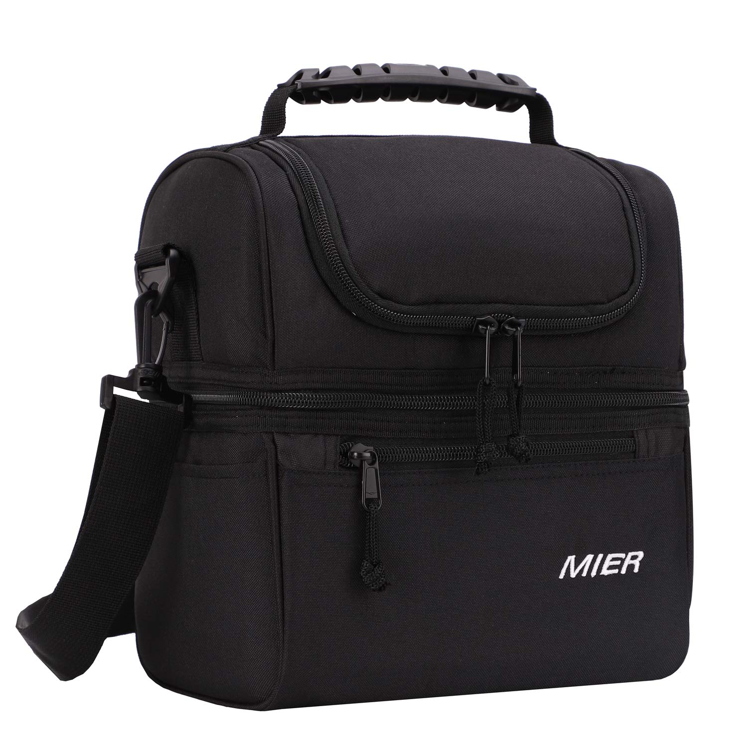 mens black lunch bag