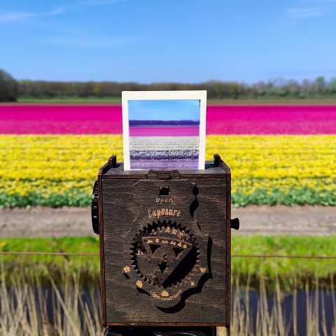 Jollylook Instax Square pinhole camera.