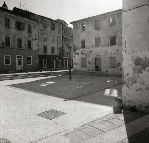 Abandoned town. Shot on Rollei RPX25 with Kiev 60.