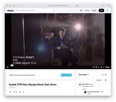 Update: A few members of the cinematography.com forum confirmed that Kodak will indeed ditch the remjet layer on their…