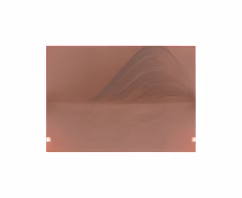 Photographic paper negative as it appears immediately out of a Solarcan. As you can see, it’s not very beautiful, and there isn’t much detail. Read below on how this can be transformed into the colourful positives solargraphy is known for.