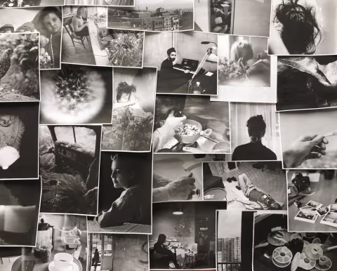 Selection process: all shortlisted entries are printed, shuffled, and laid out for deliberation. The vast majority of images were of fantastic quality and profound artistic value, making the choice of just one winner a difficult one.