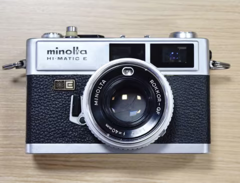 Minolta Hi-Matic E ~$40.