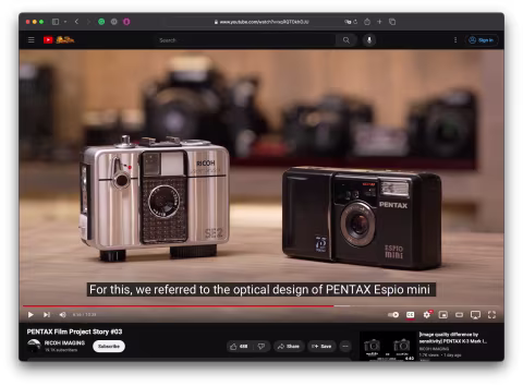 Today, Ricoh Imaging (a brand that owns Pentax) has announced that its brand-new half-frame film camera will have its l…