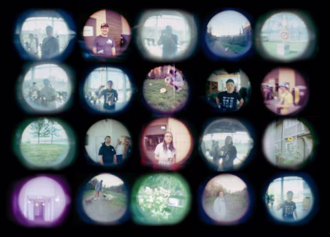 A few of the best exposures with LEGO ZH1 on Kodak Vision 3 250D and 50D in full-frame mode.
