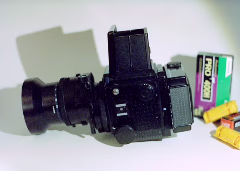 Mamiya RZ67 with Mamiya-Sekor Shift Z 75mm f4.5 W RZ lens.
