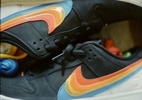 Nike SB X Polaroid shoes fresh out of the (used) box.