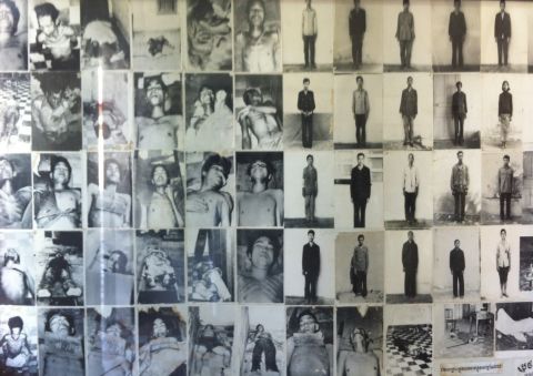 A gallery at Tuol Sleng prison; S-21.