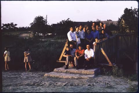 The wedding party. My parents, grandparents, their friends, relatives and neighbours. Делень (Ukraine), 1983.