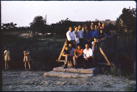 The wedding party. My parents, grandparents, their friends, relatives and neighbours. Делень (Ukraine), 1983.