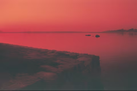 “Douro River corner.” Canon AV with Redscale Lomo.