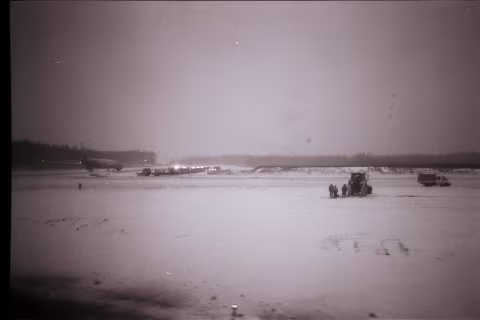 Moscow appeared like Mordor from under the heavy cloud cover.