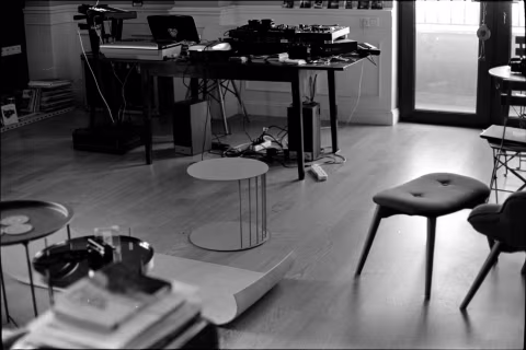 April 11, 2020. The living room.