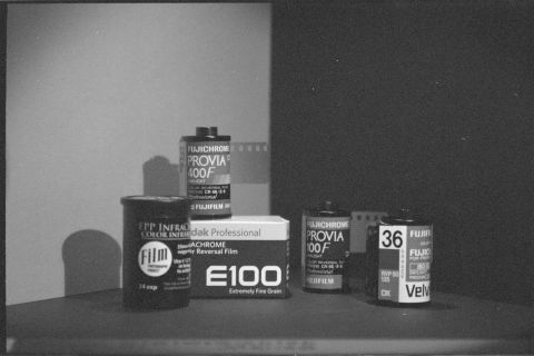 Slide film can get very expensive. One of these canisters costs over $100!