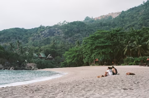 Watching the sun come to life in Koh Phangan, Thailand. 