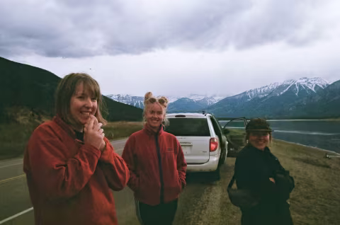 Friends, enjoying the most incredible drive of their lives.