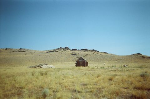 Old Cabin on Fremont Island.