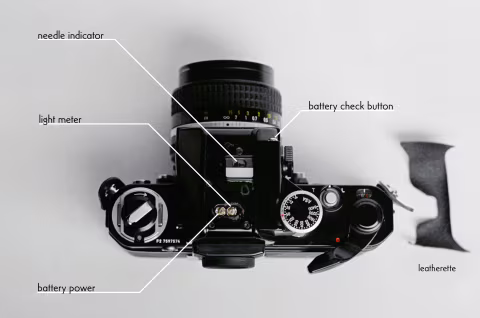 Photomic (DP-1) finder’s maintenance controls.