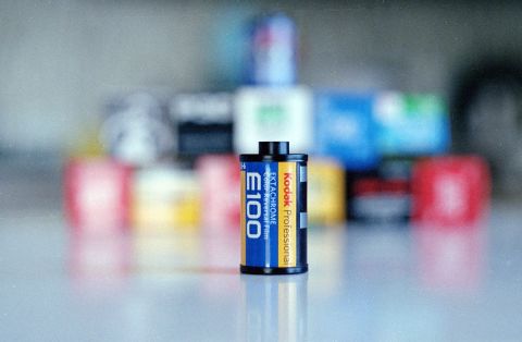 Kodak Ektachrome film in 35mm. It already looks like a battery.