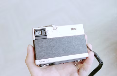 MiNT Rollei 35AF as seen from the back.