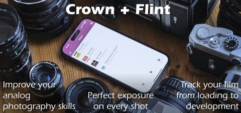 Crown + Flint is an iOS and Android app for generating EXIF data and keeping detailed notes while making exposures on f…