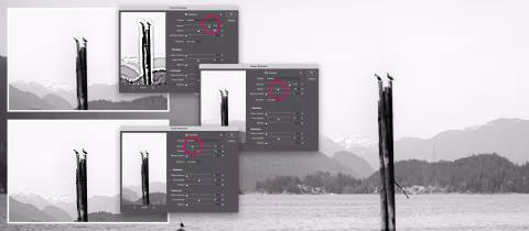 To find an ideal amount of sharpening for your image, increase the “Amount” to maximum and then play around with the “Radius” until it adds a sufficient amount of sharpness while avoiding halos around them. Then, decrease the “Amount” to the absolute minimum you’re willing to accept so that your image looks natural and the grain stays in check.
