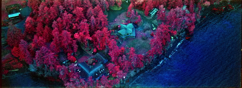 Kodak Aerochrome, shot normally with a yellow filter.