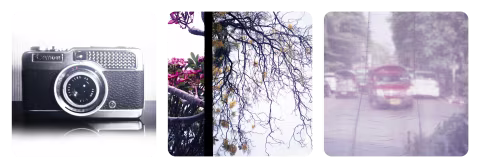 Canon Demi, a simple half-frame film camera.