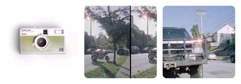 Kodak Ektar H35N, a brand-new plastic reusable camera.